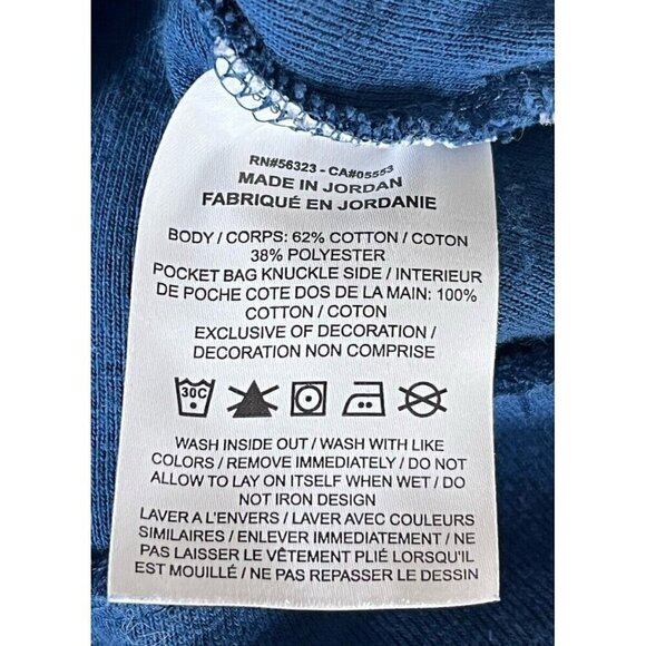 Nike Sportswear Men’s Sz L Blue Optic Fleece Crewneck Sweatshirt - Picture 5 of 9